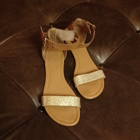 Massimo Matteo color block leather sandals - Picture 2 of 7